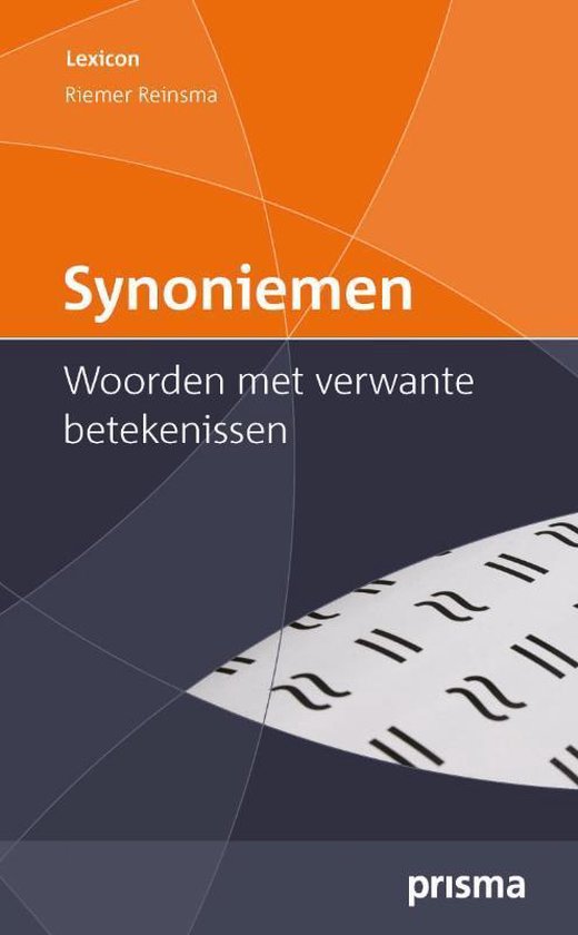 Cover afbeelding voor "Synoniemen"
