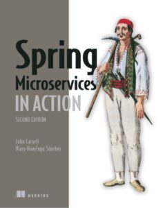 Cover afbeelding voor "Spring Microservices in Action"
